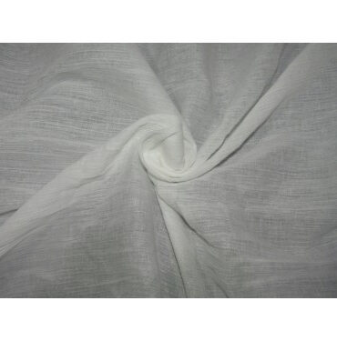 Cotton crush crepe ivory color dye able too fabric 40 " by the yard